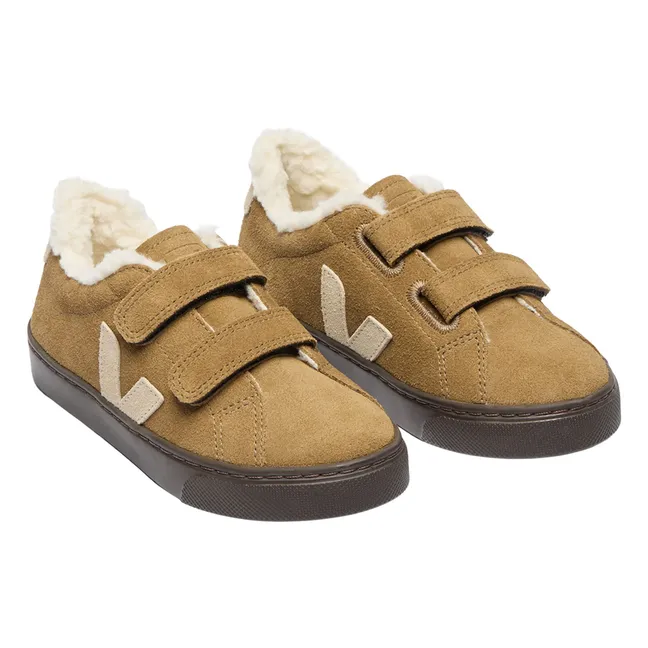 Esplar Winter Suede Scratch Sneakers | Camel