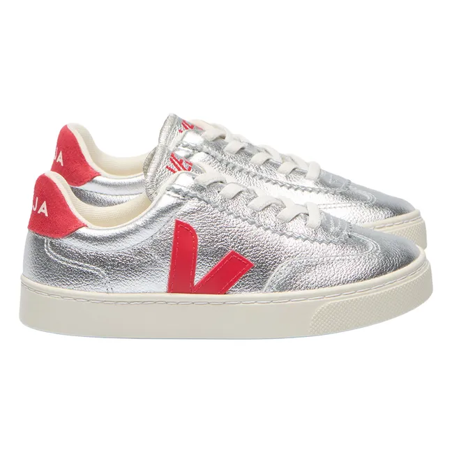 O.T. Sneakers in pelle con lacci da pallavolo | Argento