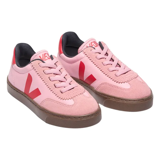 O.T. Leder Volleyball Schnürschuhe | Bonbonfarben