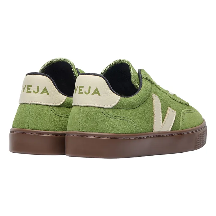 Baskets Lacets Elastiqués Volley Suede | Vert- Image produit n°2