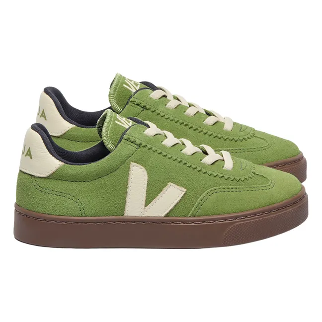 Volley - Sneakers allacciate in pelle scamosciata | Verde