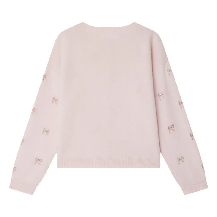 Jabara Cashmere cardigan | Pale Pink- Product image n°1