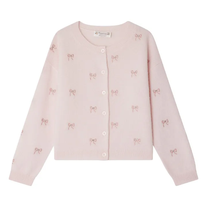 Jabara Cashmere cardigan | Pale Pink- Product image n°0