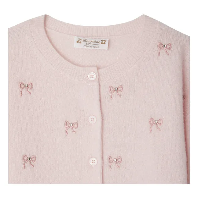 Gilet Jabara Cachemire | Rose pâle