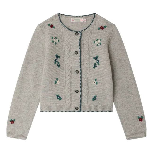 Gilet Jamina Laine | Gris chiné