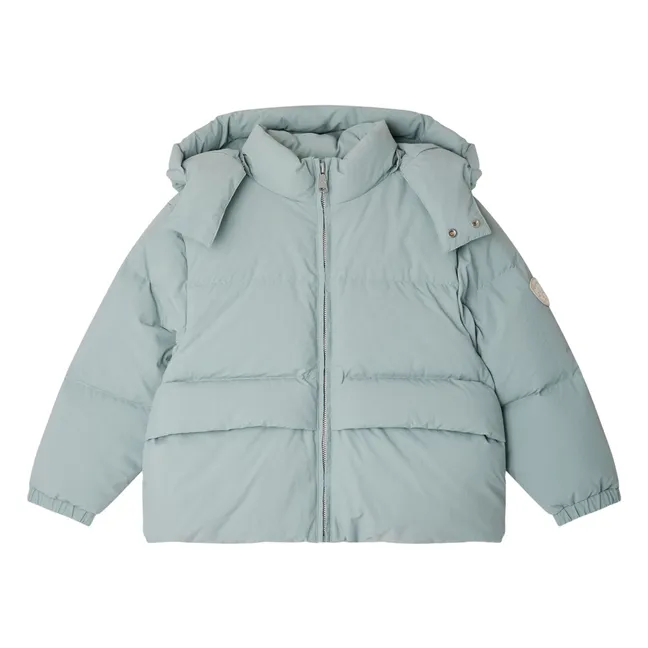 Jessie Recycled Fiber Down Jacket | Celadon