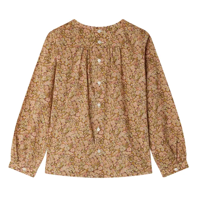 Camicetta Juliette Liberty in cotone biologico | Malva