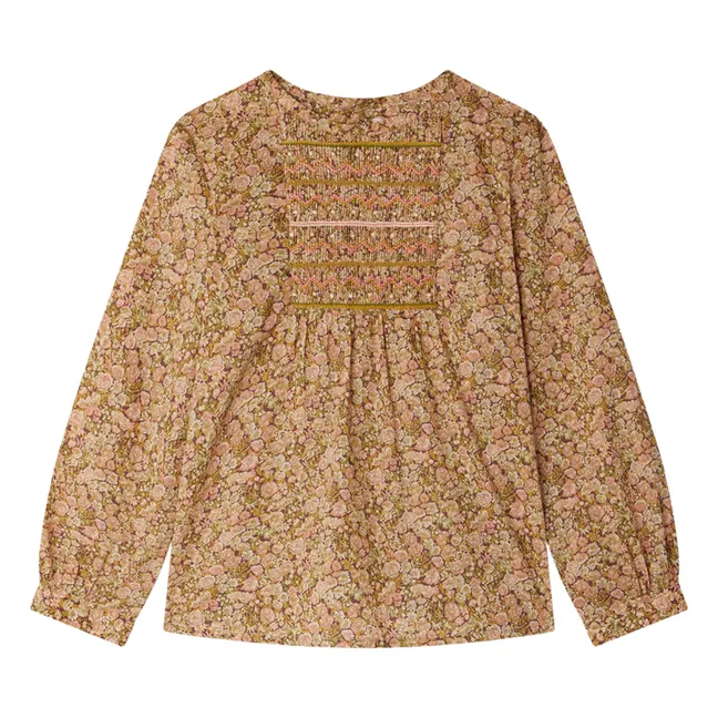 Camicetta Juliette Liberty in cotone biologico | Malva