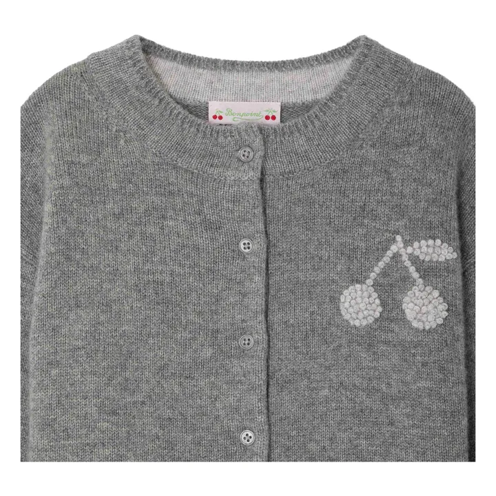 Gilet Judicael Cachemire | Gris chiné- Image produit n°4