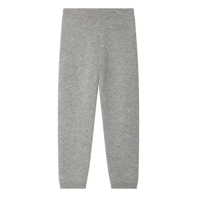 Pantalones Josolis de lana y cachemira | Gris Jaspeado