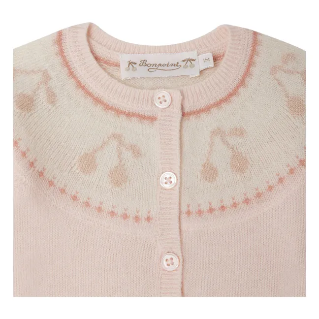 Ensemble Top et Pantalon Jenny Laine et Cachemire | Rose