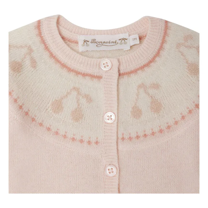 Ensemble Top et Pantalon Jenny Laine et Cachemire | Rose- Image produit n°2