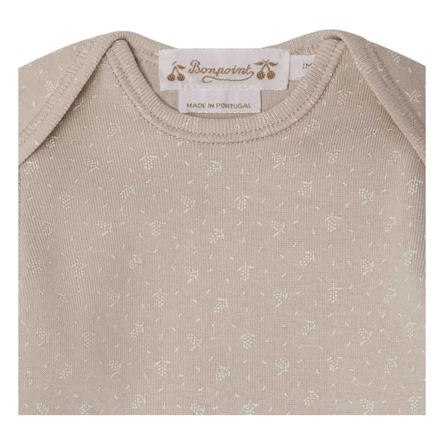 Ensemble Top et Legging Timi Coton Bio | Gris clair