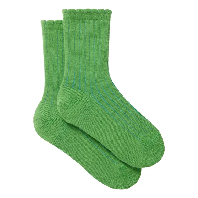 Chaussettes Elvire | Vert