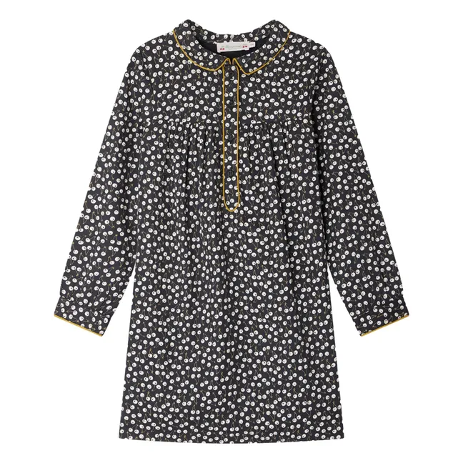 Dorothée Twill dress | Midnight blue