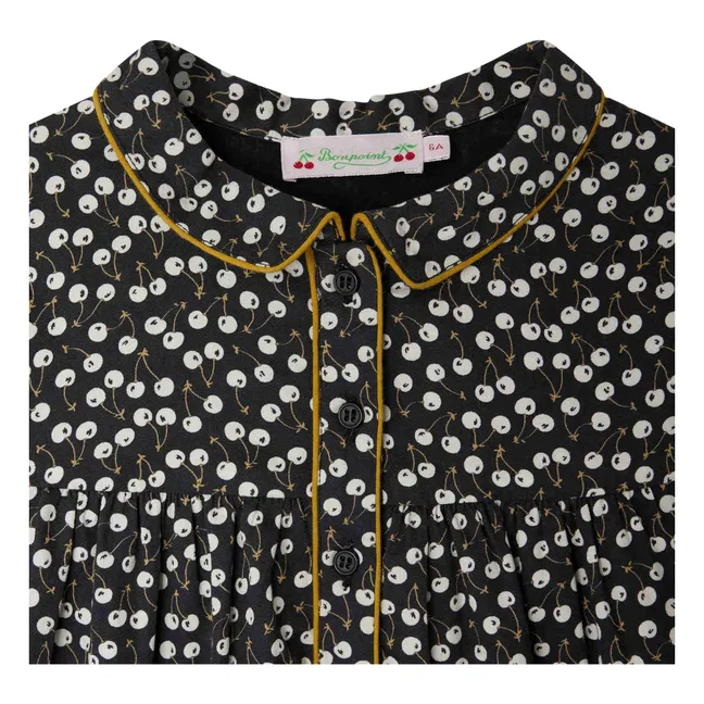 Dorothée Twill dress | Midnight blue