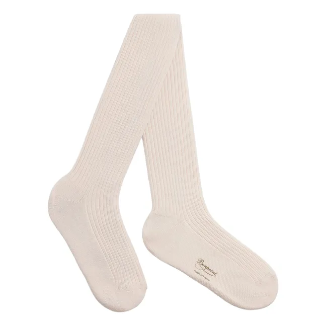 Thomina Ribbed Tights | Pink