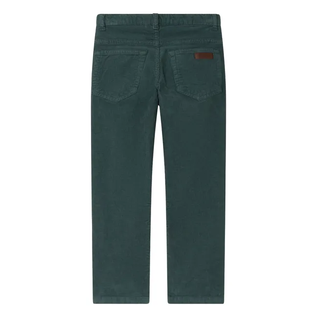 Pantalon Jagger Velours Coton Bio | Vert