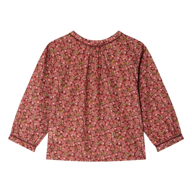 Blusa Saxo Liberty de algodón orgánico | Malva