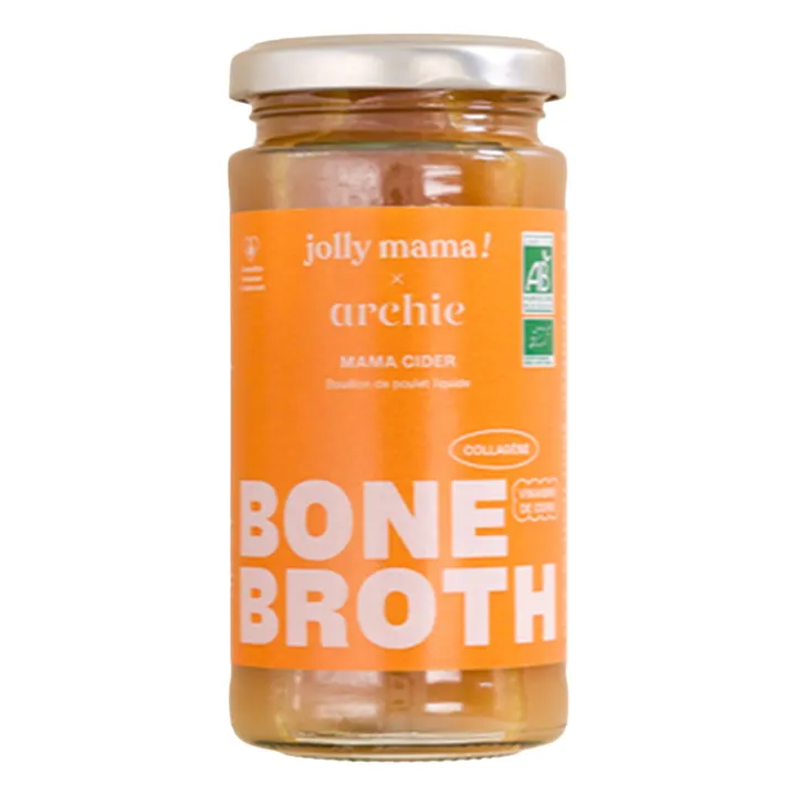 Bouillon d'os de poule Mama Cider - 6 bouillons de 240 ml- Image produit n°0