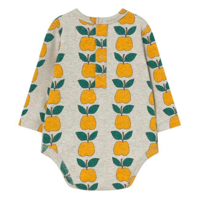 Body Côtelé Pommes Coton Bio | Crème