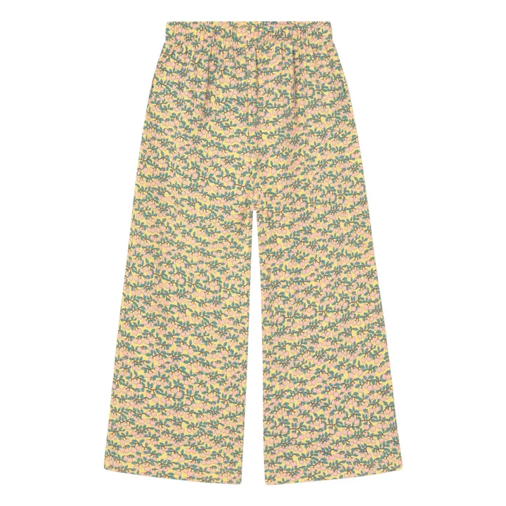 Pantalon Côtelé Pommes Coton Bio | Jaune- Image produit n°2