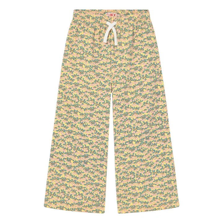 Pantalon Côtelé Pommes Coton Bio | Jaune- Image produit n°0