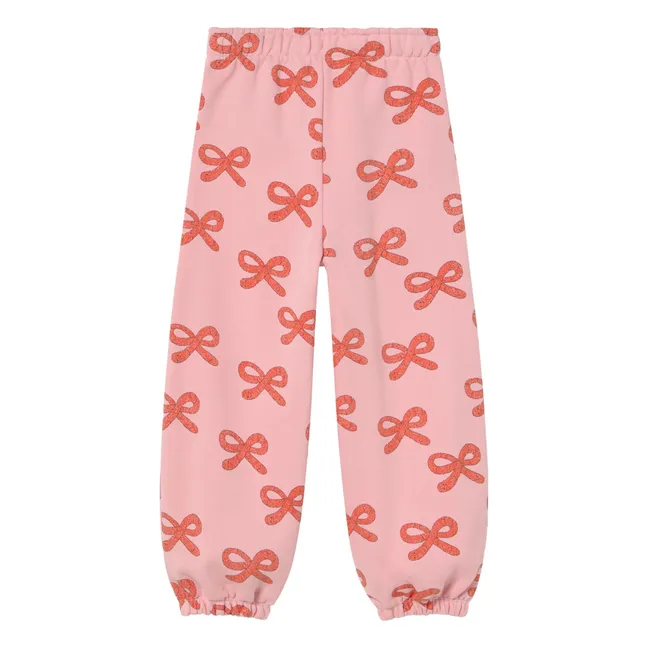 Jogger Nœuds Coton Bio | Rose