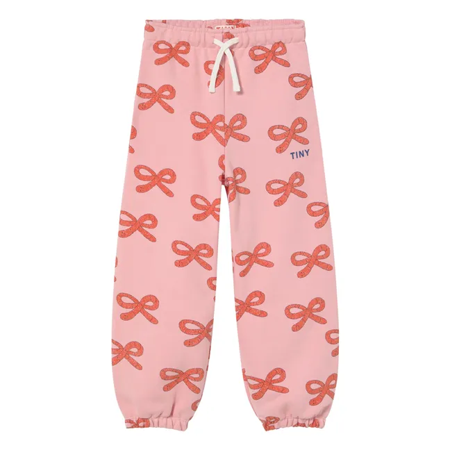 Jogger Nœuds Coton Bio | Rose