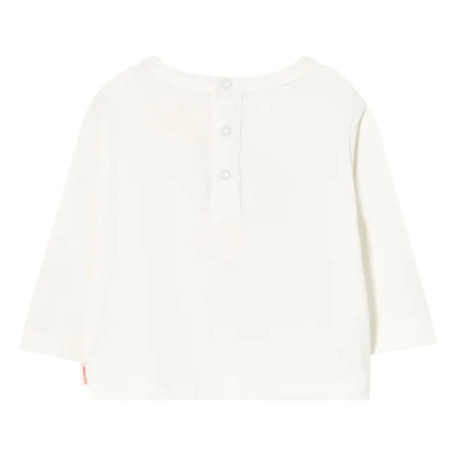 T-shirt Chien Coton Bio Bébé | Ecru