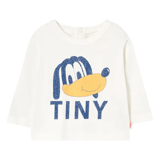 T-shirt Chien Coton Bio Bébé | Ecru