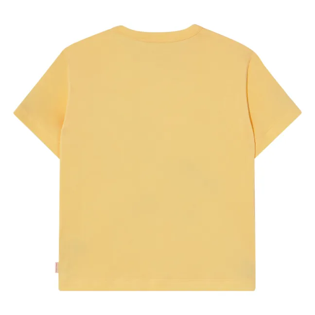 T-shirt Cheval Coton Bio | Jaune