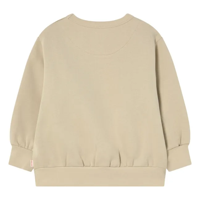 Sweat Tiny Chien Coton Bio | Grège