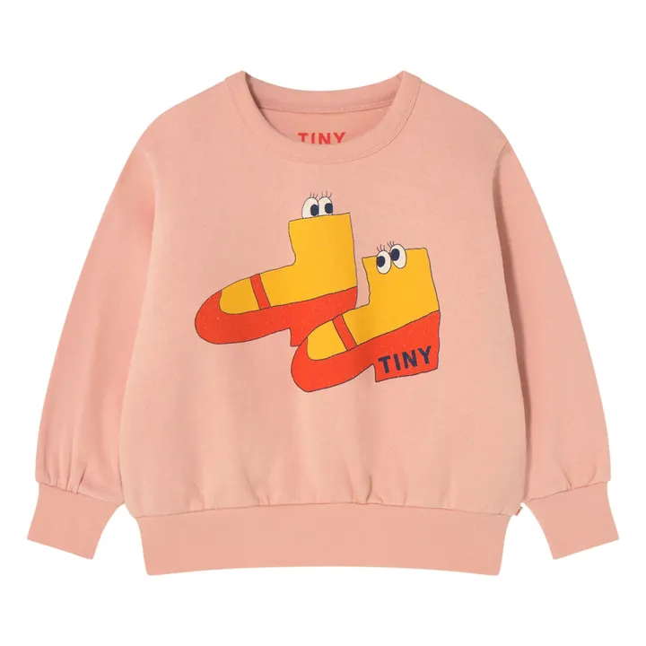 Sweat Walk Coton Bio | Rose pâle- Image produit n°0