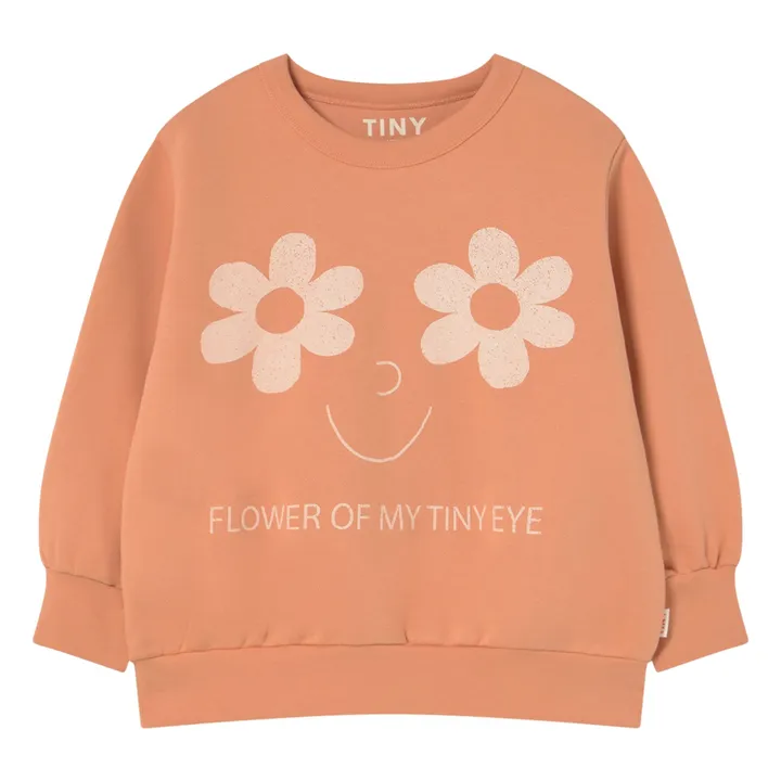 Sweat Flowers Eyes Coton Bio | Rouille- Image produit n°0