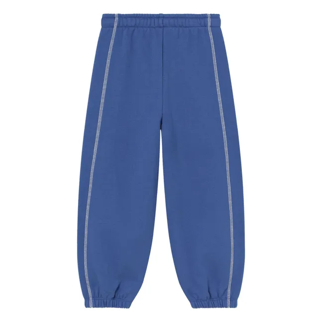 Jogger Contrasté Tiny Coton Bio | Bleu