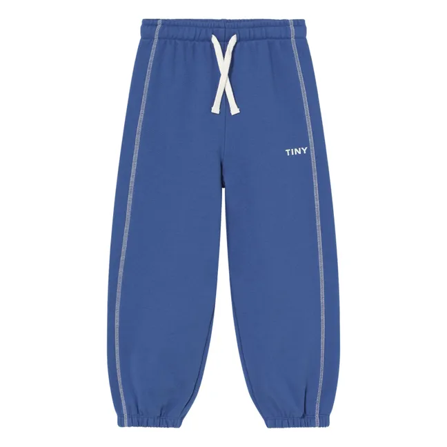 Jogger Contrasté Tiny Coton Bio | Bleu