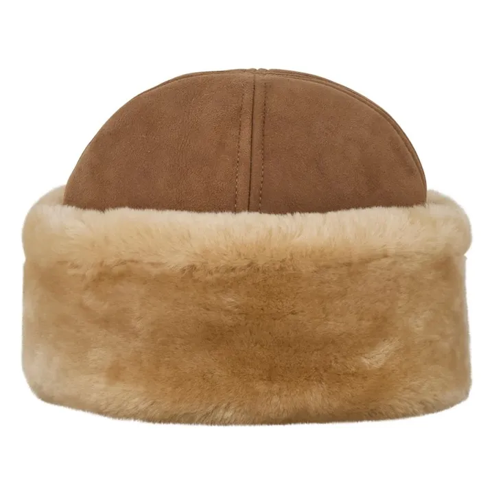 Chapka Doa Peau Lainé | Camel- Image produit n°0