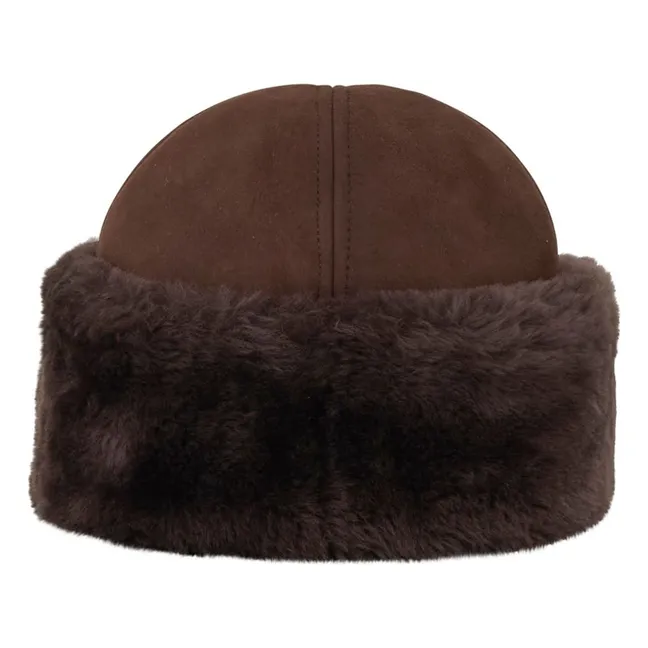 Chapka Doa Peau Lainée | Marron