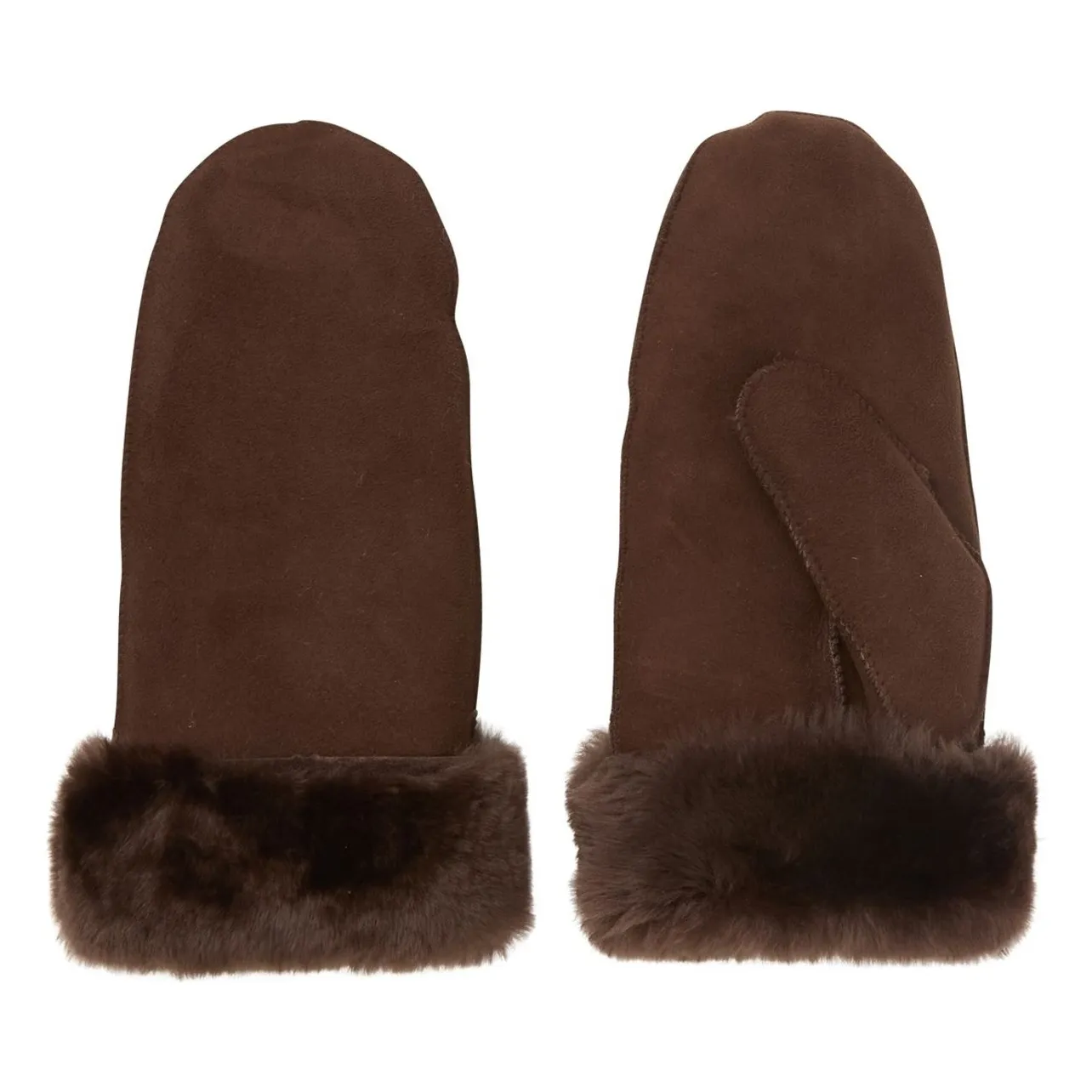 Becksöndergaard Brown Doa Peau Lainé Mittens