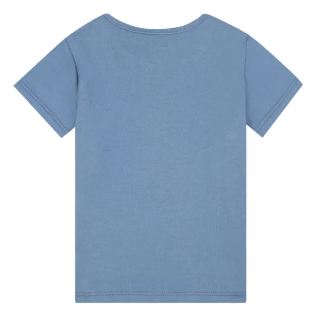 Maglietta Tubog in cotone biologico | Blu