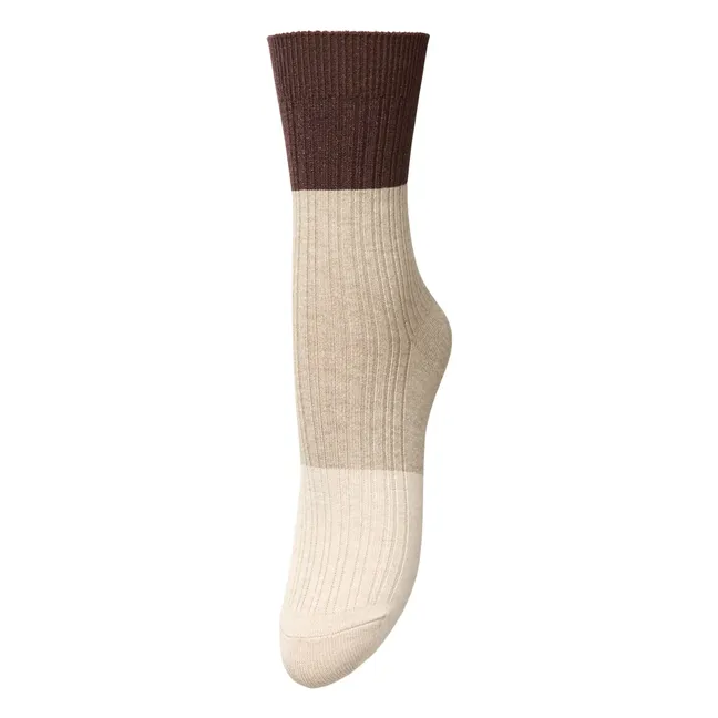 Calcetines de colores Bam | Beige