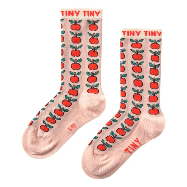 Chaussettes Pomme | Rose pâle