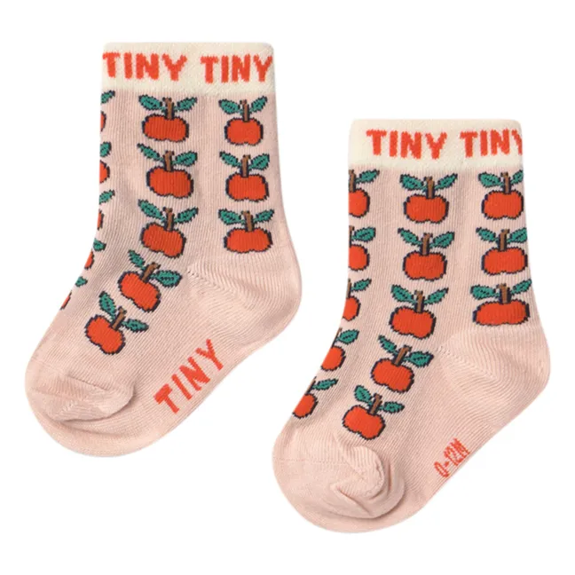 Chaussettes Pomme | Rose pâle