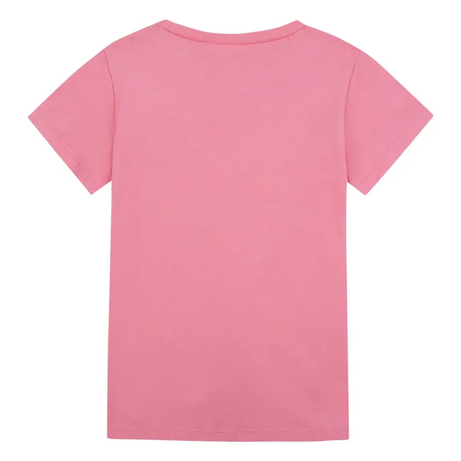 Camiseta de algodón orgánico Tubo | Rosa