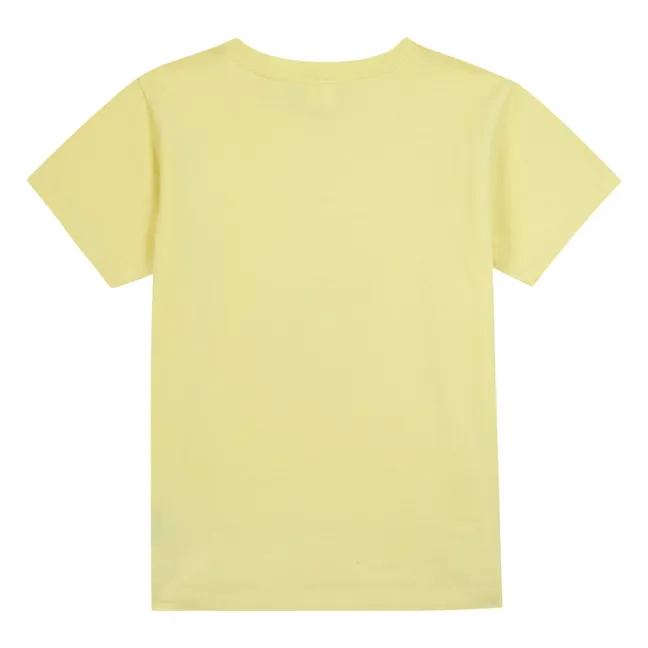 Camiseta de algodón orgánico Tubo | Amarillo