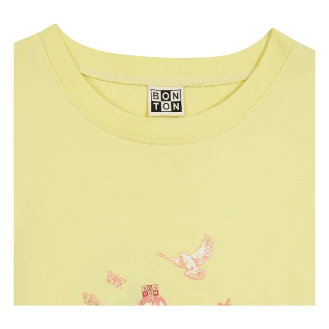 Tubo Organic Cotton T-Shirt | Yellow