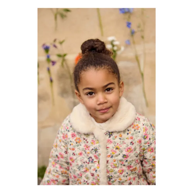 Dalila Reversible Fur Coat Organic Cotton | Cream