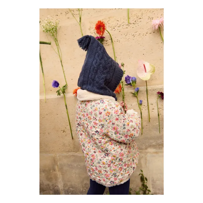 Manteau Réversible Façon Fourrure Dalila Coton Bio | Crème