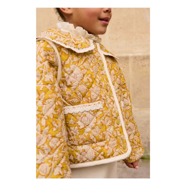 Joulia Steppjacke aus Bio-Baumwolle | Honig